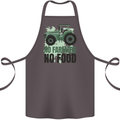 Tractor No Farmers No Food Farming Cotton Apron 100% Organic Dark Grey