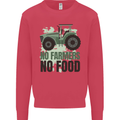 Tractor No Farmers No Food Farming Mens Sweatshirt Jumper Heliconia