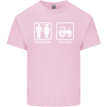 Tractor Problem Solved Driver Farmer Funny Kids T-Shirt Childrens Light Pink