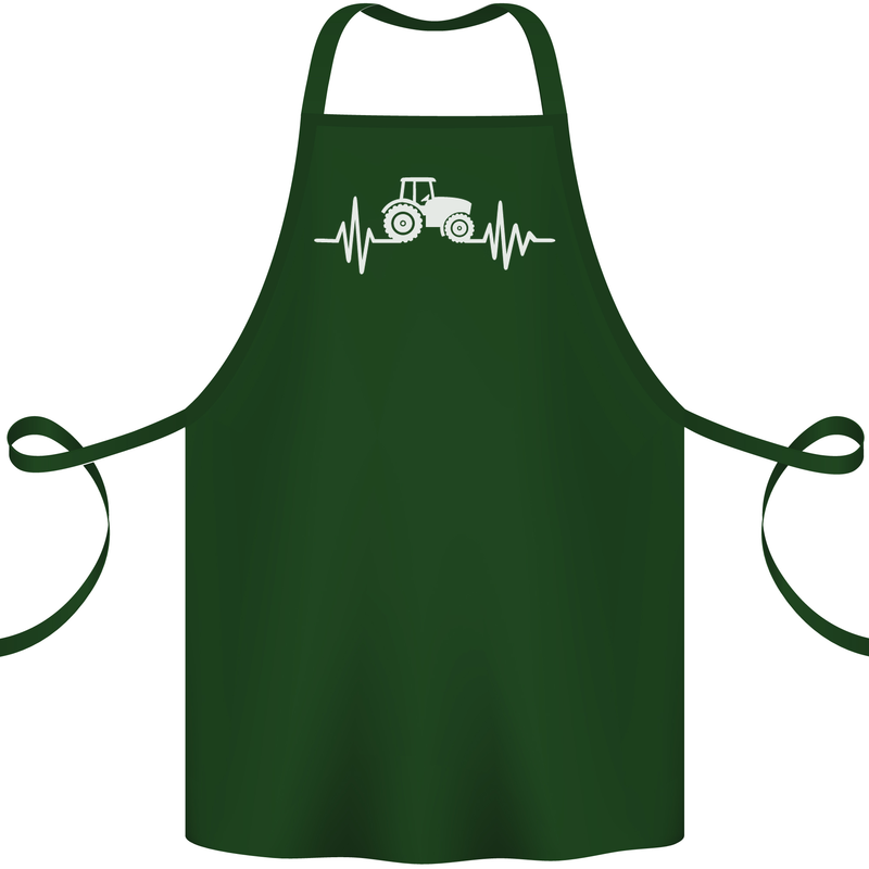 Tractor Pulse Cotton Apron 100% Organic Forest Green
