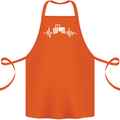 Tractor Pulse Cotton Apron 100% Organic Orange