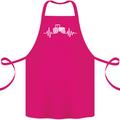 Tractor Pulse Cotton Apron 100% Organic Pink