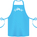 Tractor Pulse Cotton Apron 100% Organic Turquoise