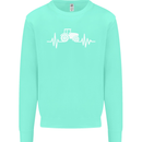 Tractor Pulse Kids Sweatshirt Jumper Peppermint