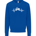 Tractor Pulse Kids Sweatshirt Jumper Royal Blue