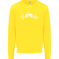 Tractor Pulse Kids Sweatshirt Jumper Yellow