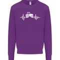 Tractor Pulse Mens Sweatshirt Jumper Purple