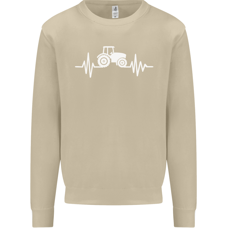 Tractor Pulse Mens Sweatshirt Jumper Sand