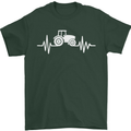 Tractor Pulse Mens T-Shirt Cotton Gildan Forest Green