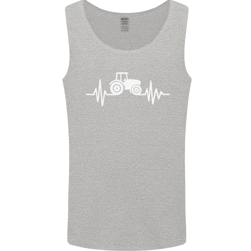 Tractor Pulse Mens Vest Tank Top Sports Grey