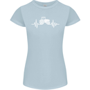 Tractor Pulse Womens Petite Cut T-Shirt Light Blue