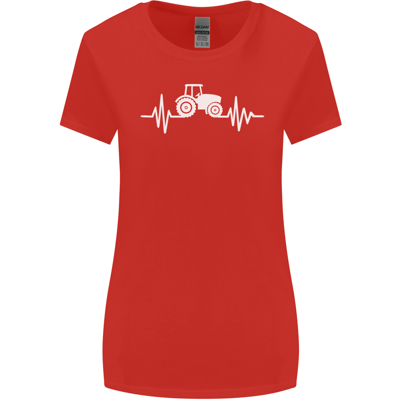 Tractor Pulse Womens Wider Cut T-Shirt Red