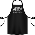 Tractor for My Wife Best Swap Ever Farmer Cotton Apron 100% Organic Black