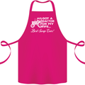Tractor for My Wife Best Swap Ever Farmer Cotton Apron 100% Organic Pink