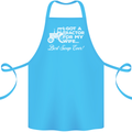 Tractor for My Wife Best Swap Ever Farmer Cotton Apron 100% Organic Turquoise