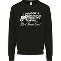 Tractor for My Wife Best Swap Ever Farmer Mens Sweatshirt Jumper Black