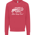 Tractor for My Wife Best Swap Ever Farmer Mens Sweatshirt Jumper Heliconia