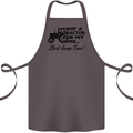 Tractor for My Wife Best Swap Ever Farming Cotton Apron 100% Organic Dark Grey