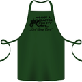 Tractor for My Wife Best Swap Ever Farming Cotton Apron 100% Organic Forest Green