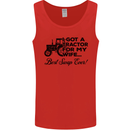 Tractor for My Wife Best Swap Ever Farming Mens Vest Tank Top Red