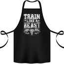 Train Like a Beast Gym Training Top Cotton Apron 100% Organic Black