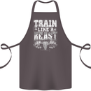 Train Like a Beast Gym Training Top Cotton Apron 100% Organic Dark Grey