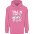 Train Like a Beast Gym Training Top Mens 80% Cotton Hoodie Azelea