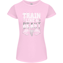 Train Like a Beast Gym Training Top Womens Petite Cut T-Shirt Light Pink