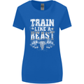 Train Like a Beast Gym Training Top Womens Wider Cut T-Shirt Royal Blue