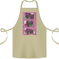 Trains Trainspotting Rail Carriages Cotton Apron 100% Organic Khaki