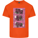 Trains Trainspotting Rail Carriages Kids T-Shirt Childrens Orange