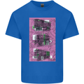 Trains Trainspotting Rail Carriages Kids T-Shirt Childrens Royal Blue