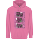 Trains Trainspotting Rail Carriages Mens 80% Cotton Hoodie Azelea