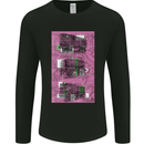 Trains Trainspotting Rail Carriages Mens Long Sleeve T-Shirt Black