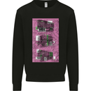 Trains Trainspotting Rail Carriages Mens Sweatshirt Jumper Black