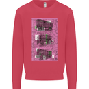 Trains Trainspotting Rail Carriages Mens Sweatshirt Jumper Heliconia