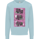 Trains Trainspotting Rail Carriages Mens Sweatshirt Jumper Light Blue