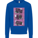 Trains Trainspotting Rail Carriages Mens Sweatshirt Jumper Royal Blue