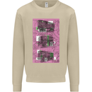 Trains Trainspotting Rail Carriages Mens Sweatshirt Jumper Sand