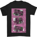 Trains Trainspotting Rail Carriages Mens T-Shirt Cotton Gildan Black