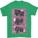 Trains Trainspotting Rail Carriages Mens T-Shirt Cotton Gildan Irish Green