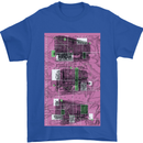Trains Trainspotting Rail Carriages Mens T-Shirt Cotton Gildan Royal Blue