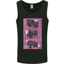 Trains Trainspotting Rail Carriages Mens Vest Tank Top Black