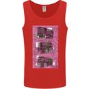 Trains Trainspotting Rail Carriages Mens Vest Tank Top Red