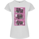Trains Trainspotting Rail Carriages Womens Petite Cut T-Shirt White