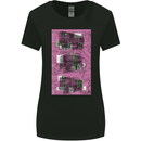 Trains Trainspotting Rail Carriages Womens Wider Cut T-Shirt Black