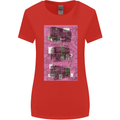 Trains Trainspotting Rail Carriages Womens Wider Cut T-Shirt Red