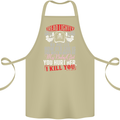 Tread Lightly Protective Dad Father's Day Cotton Apron 100% Organic Khaki