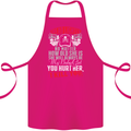 Tread Lightly Protective Dad Father's Day Cotton Apron 100% Organic Pink