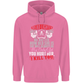 Tread Lightly Protective Dad Father's Day Mens 80% Cotton Hoodie Azelea